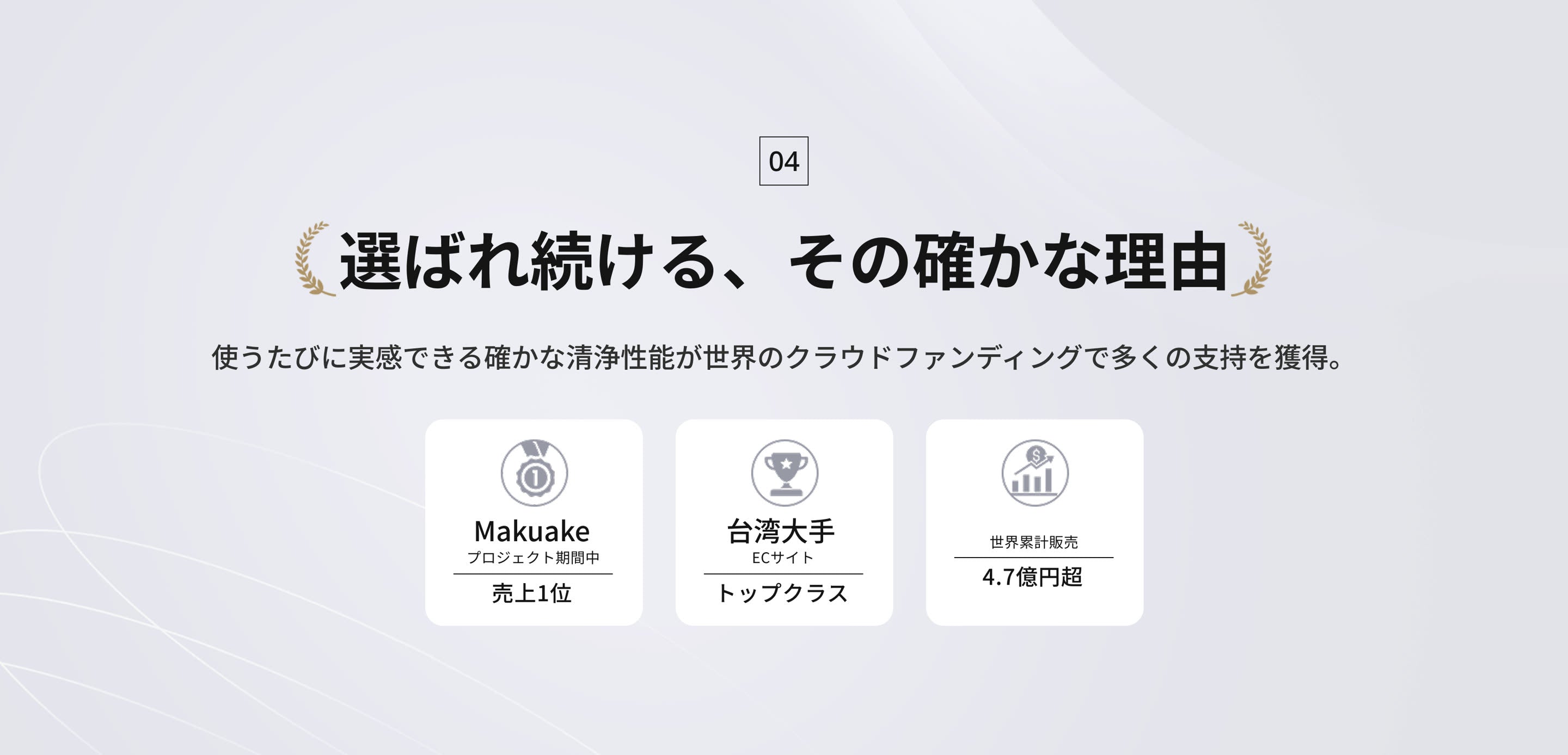 選ばれ続ける その確かな理由